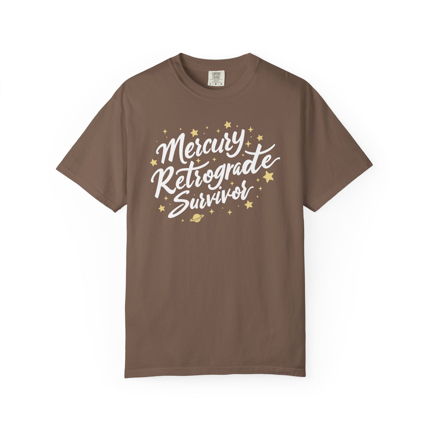 Mercury Retrograde Survivor, With Stars T-shirt