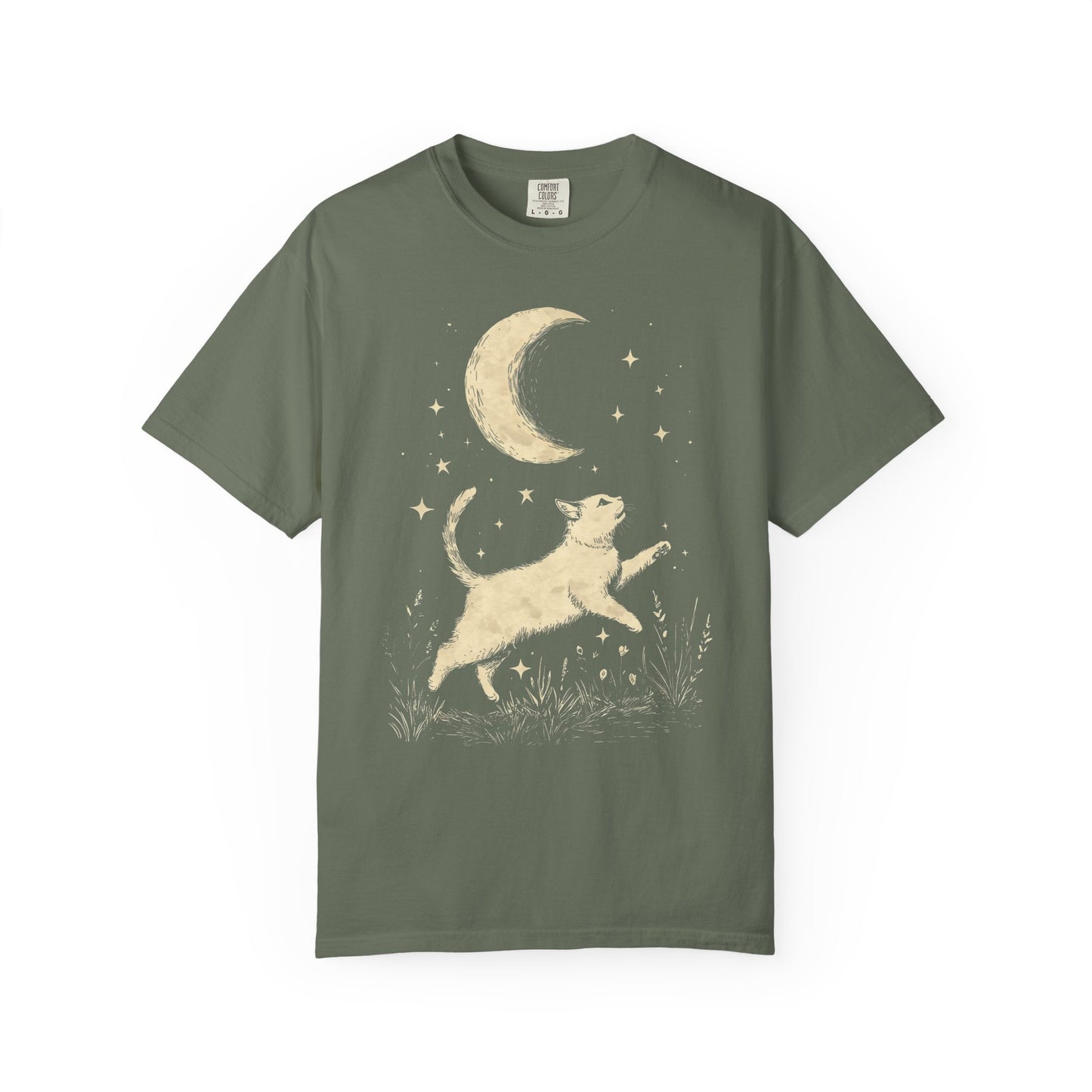 Cat Under the Moon T-shirt