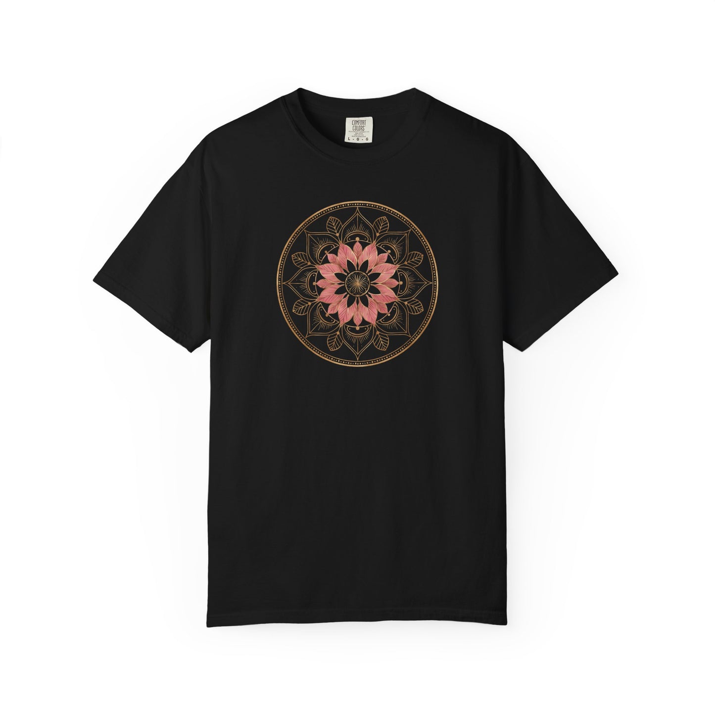 Gold and Pink Mandala T-shirt