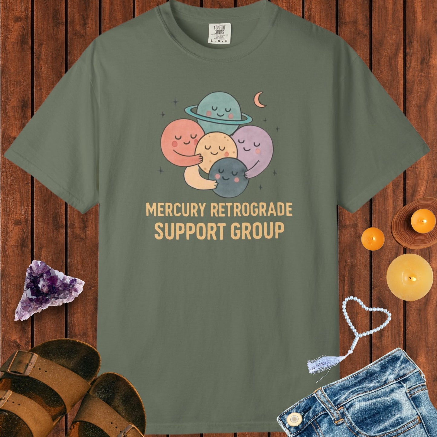 Mercury Retrograde Support Group T-shirt