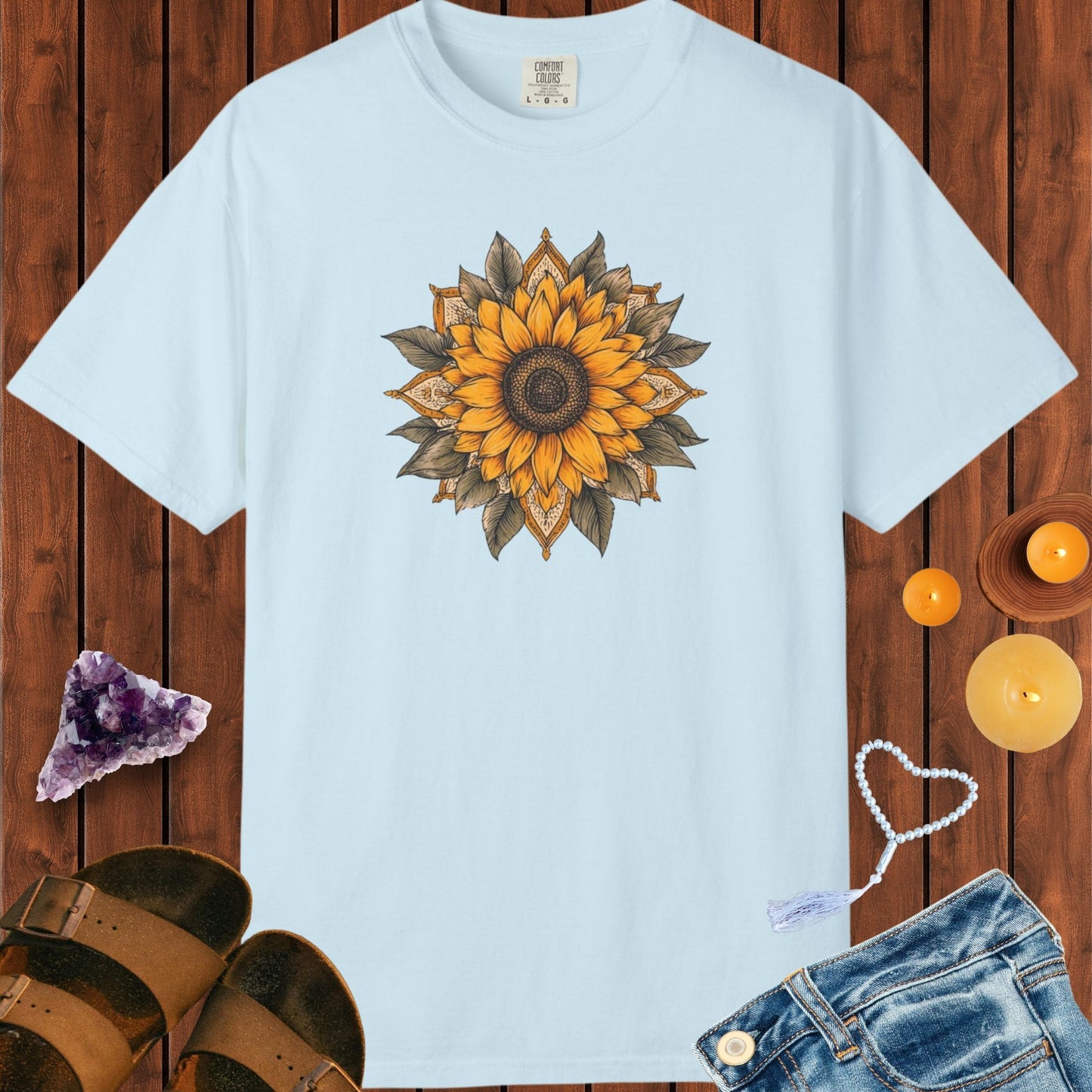 Sunflower Mandala T-shirt