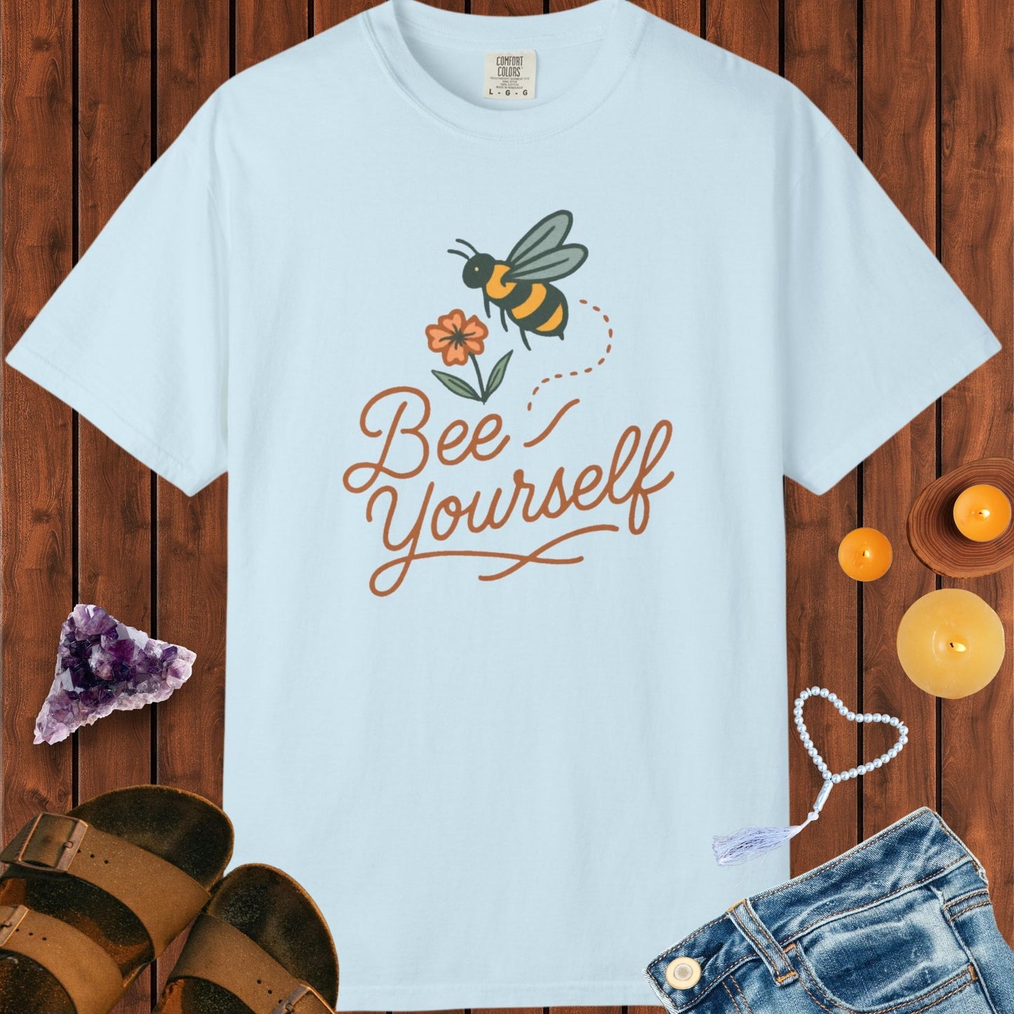 Bee Yourself, with Flower T-shirt