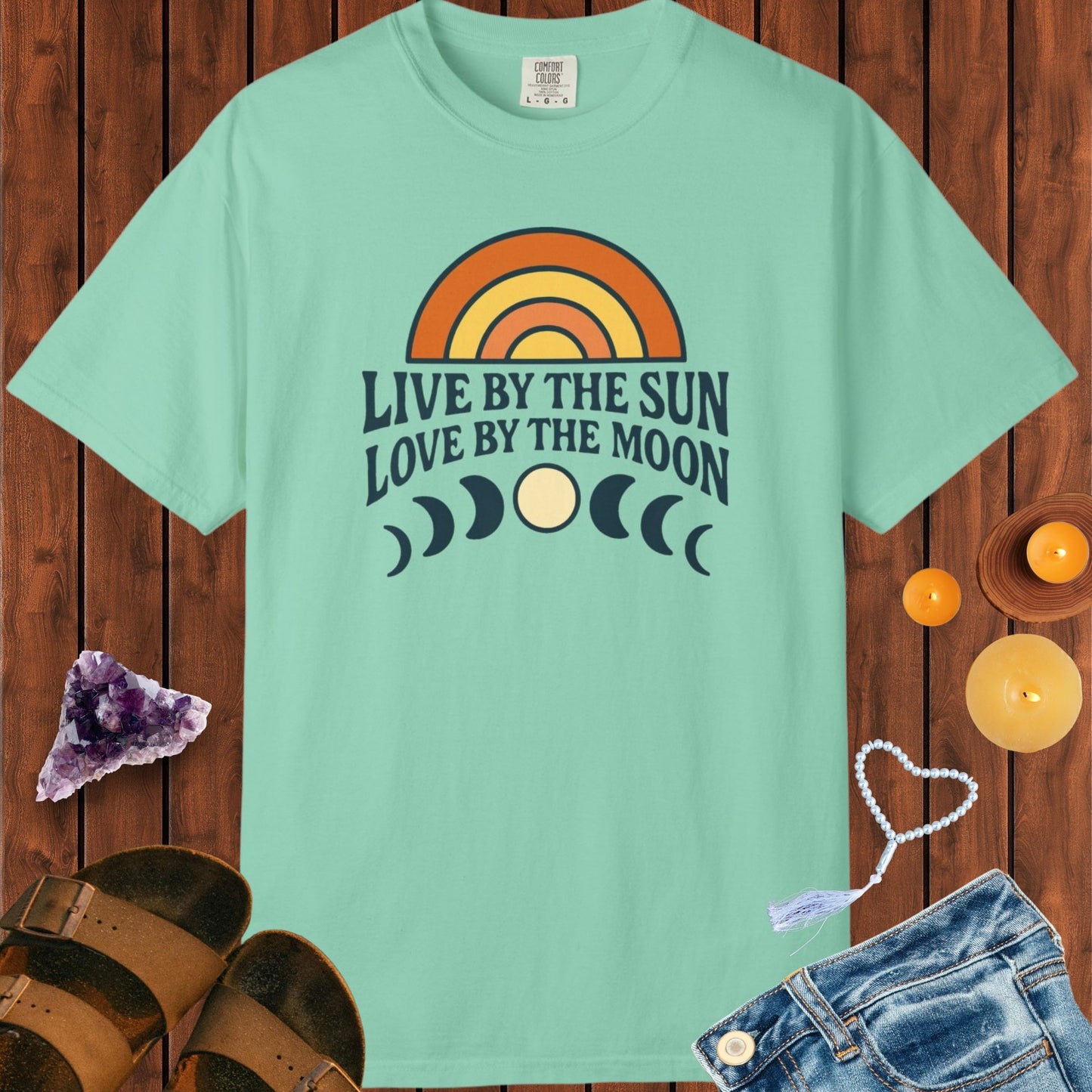 Live By The Sun, Love By The Moon, Sunrise T-shirt