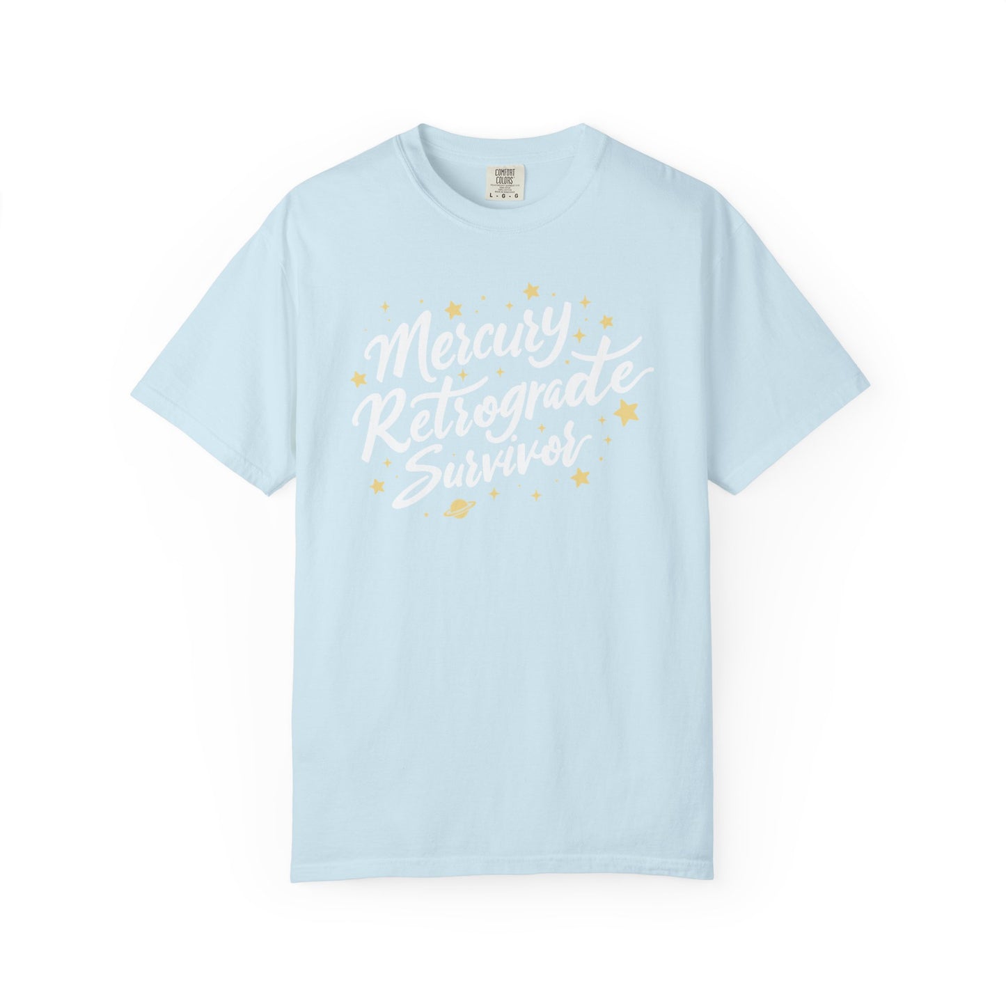 Mercury Retrograde Survivor, With Stars T-shirt