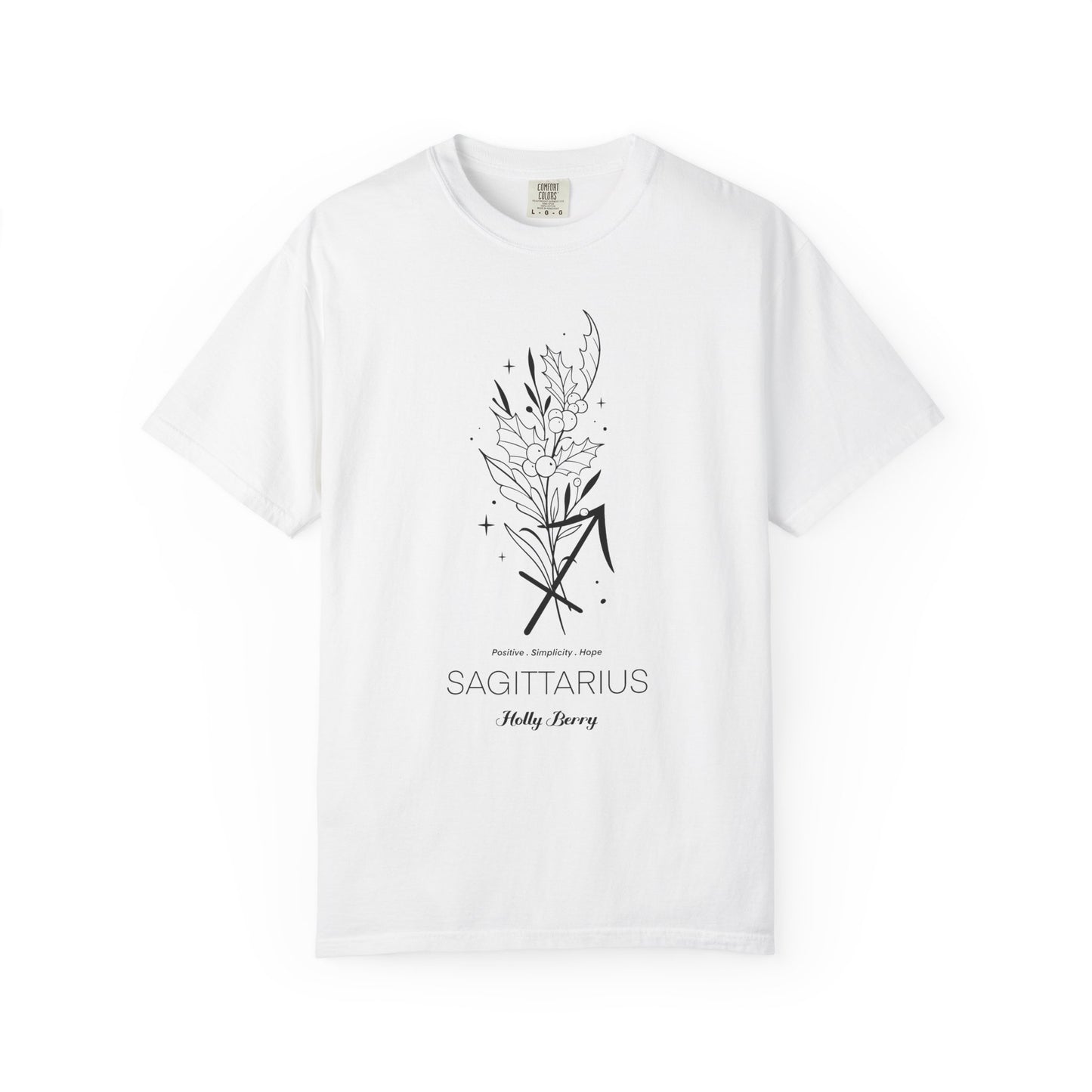 Sagittarius Flower Zodiac Sign T-shirt