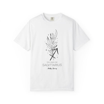 Sagittarius Flower Zodiac Sign T-shirt