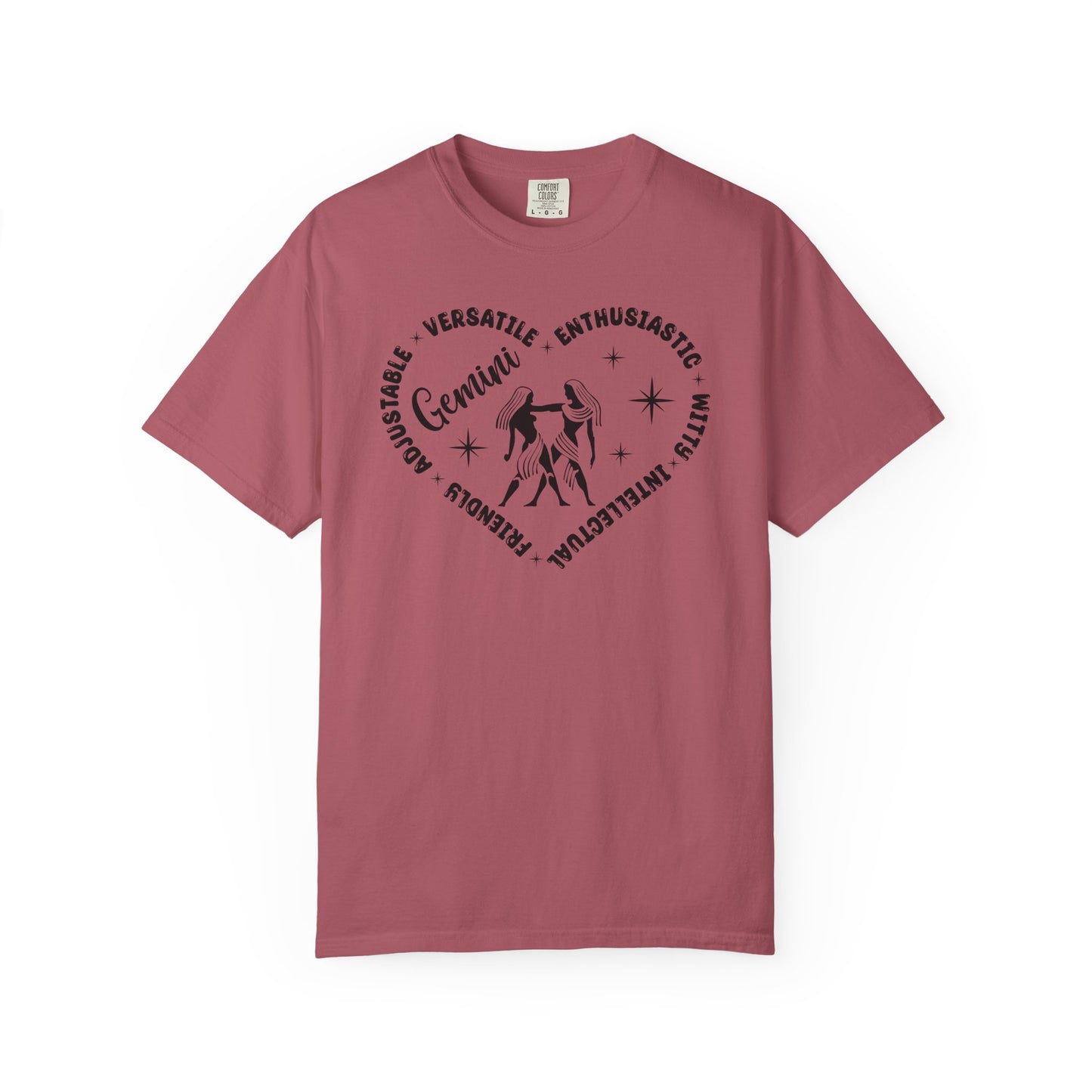 Gemini Heart Zodiac Sign T-shirt