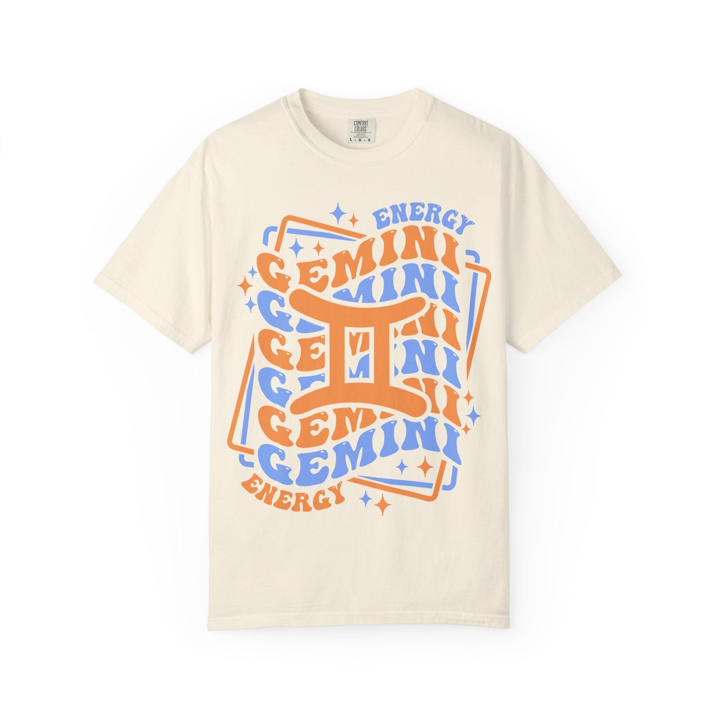 Gemini Retro-Psychedelic Zodiac Sign T-shirt