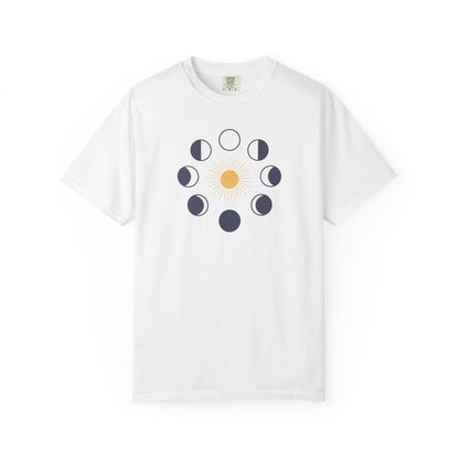 Moon Phases Around Sun T-shirt