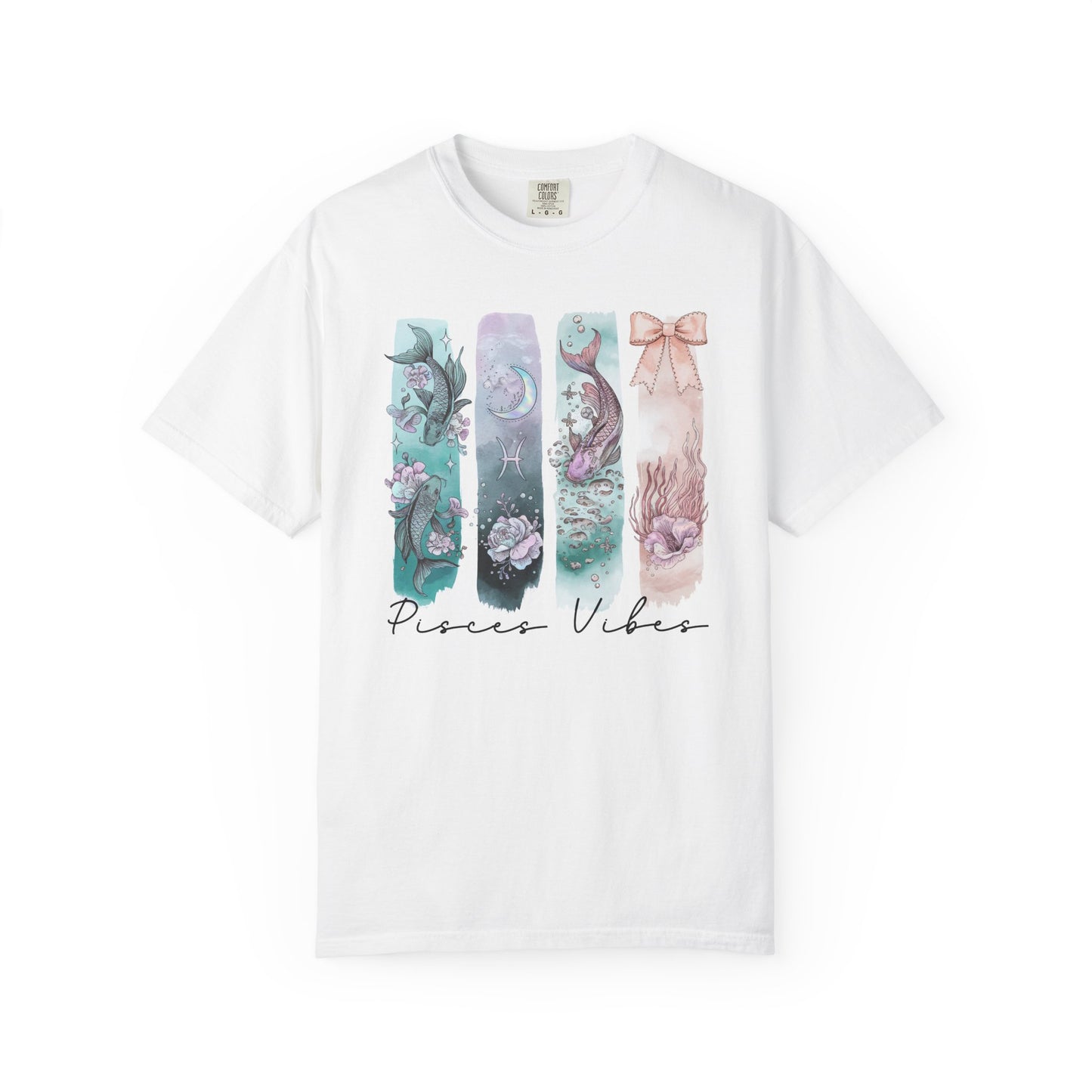 Pisces Boho Watercolor Zodiac Sign T-shirt