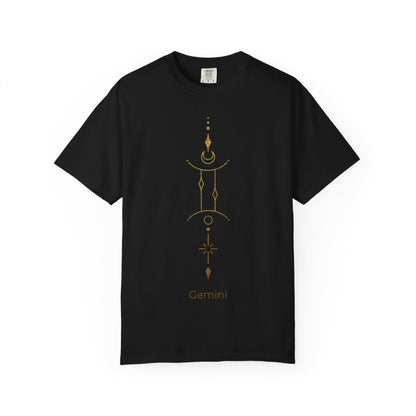 Gemini Celestial Symbol Zodiac Sign T-shirt