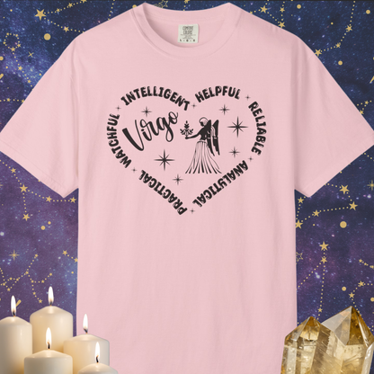 Virgo Heart Zodiac Sign T-shirt