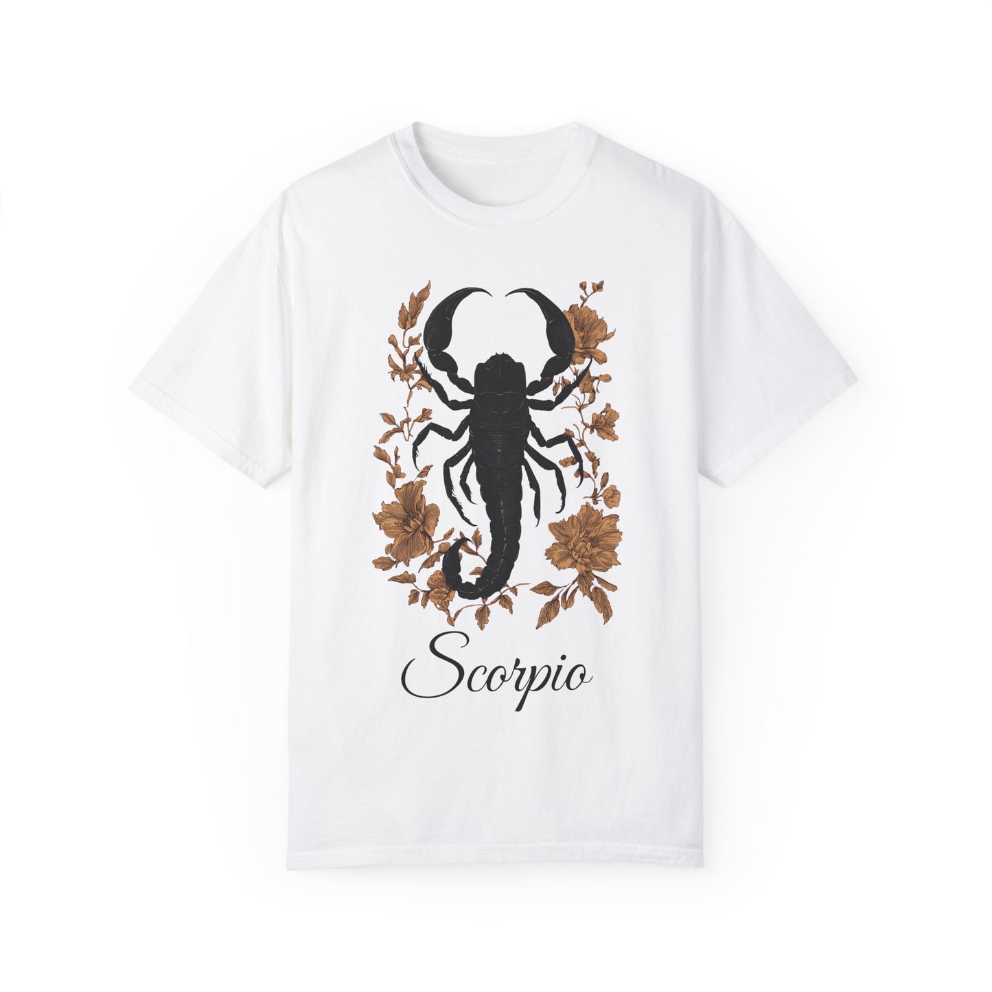 Scorpio Floral Unisex T-Shirt – Perfect for Astrology Lovers