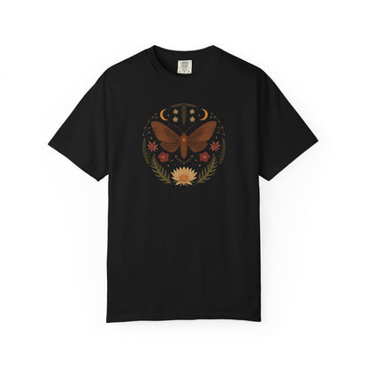 Moth With Natural Elements T-shirt