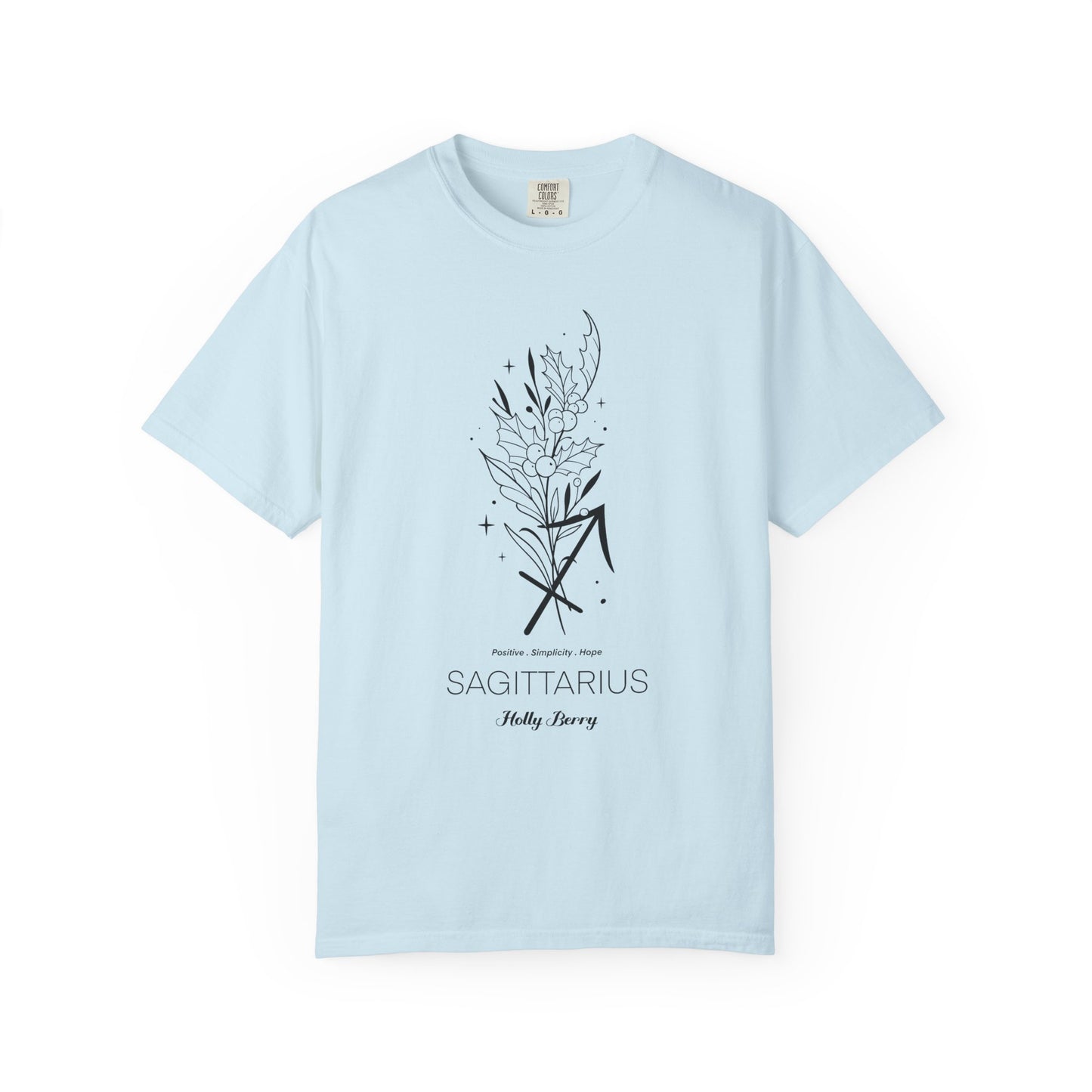 Sagittarius Flower Zodiac Sign T-shirt