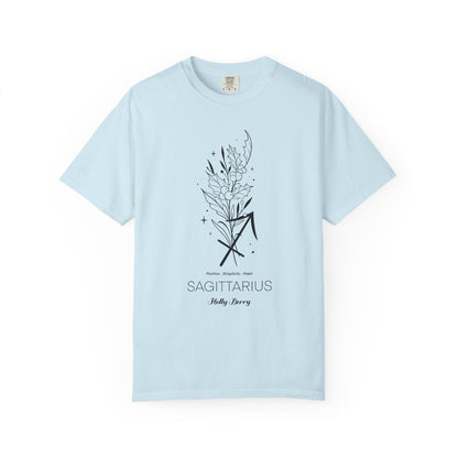 Sagittarius Flower Zodiac Sign T-shirt