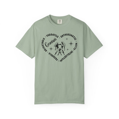 Gemini Heart Zodiac Sign T-shirt