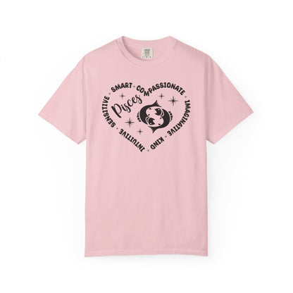 Pisces Heart Zodiac Sign T-shirt