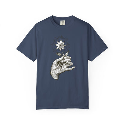 Hand Holding A Star Flower T-shirt