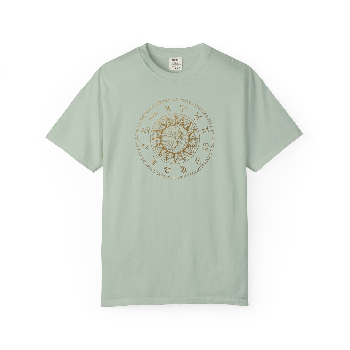 Zodiac Wheel with Sun and Moon T-shirt