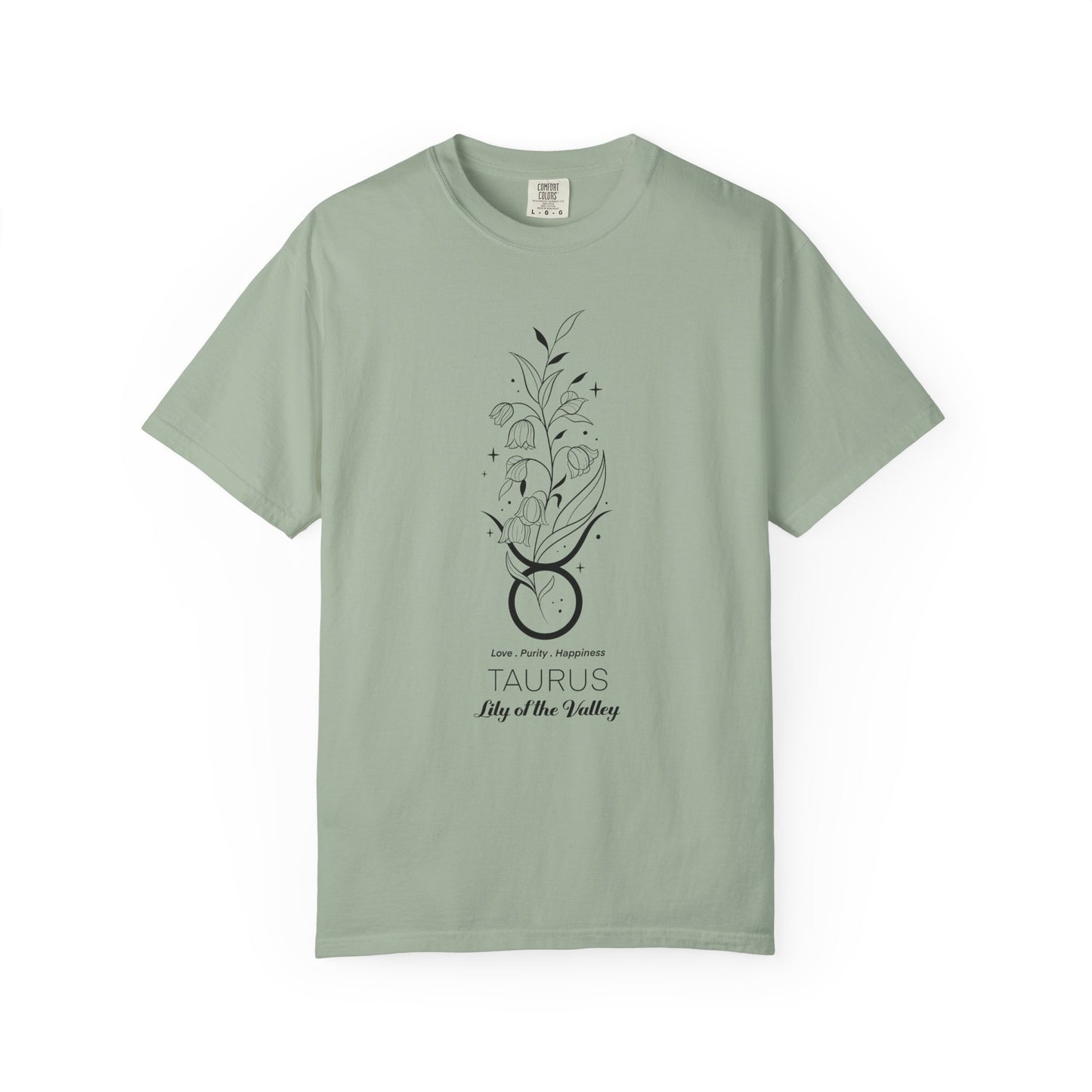 Taurus Flower Zodiac Sign T-shirt