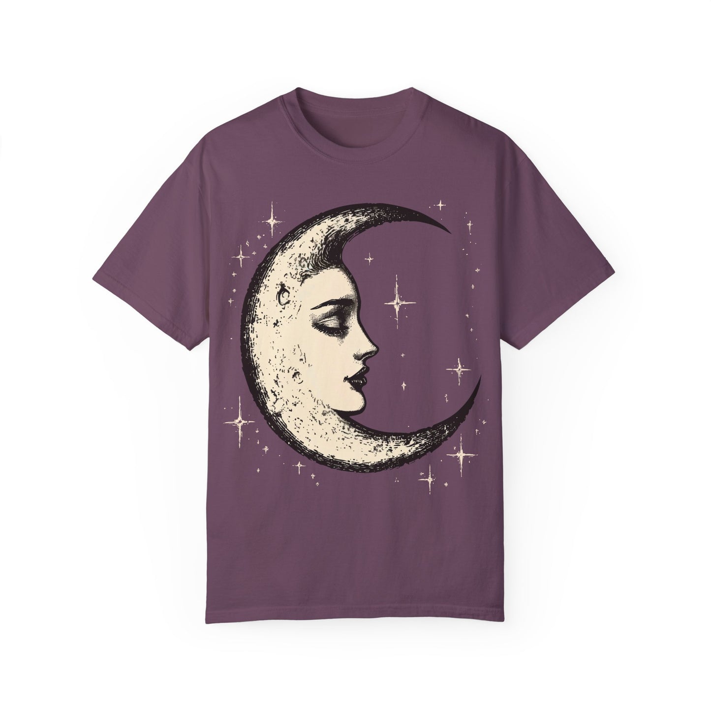 Crescent Moon Face T-shirt