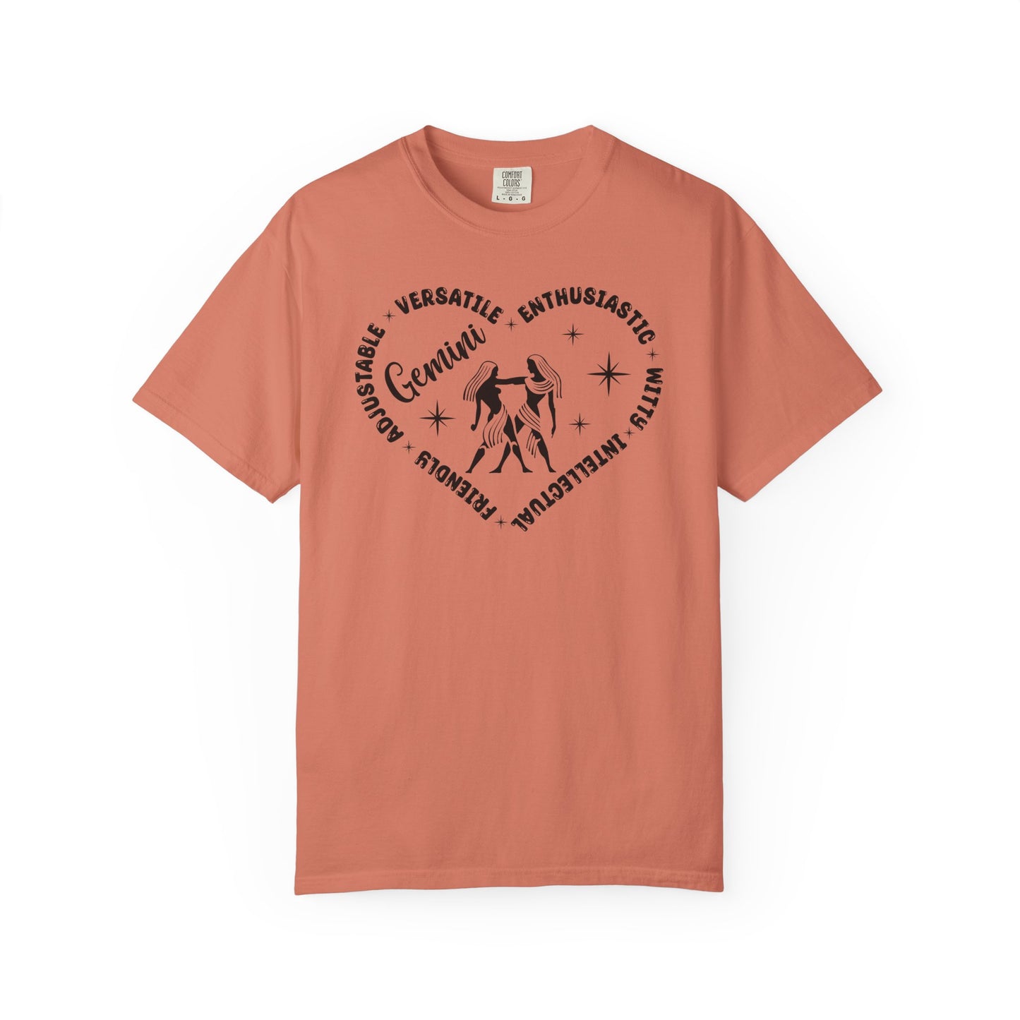 Gemini Heart Zodiac Sign T-shirt