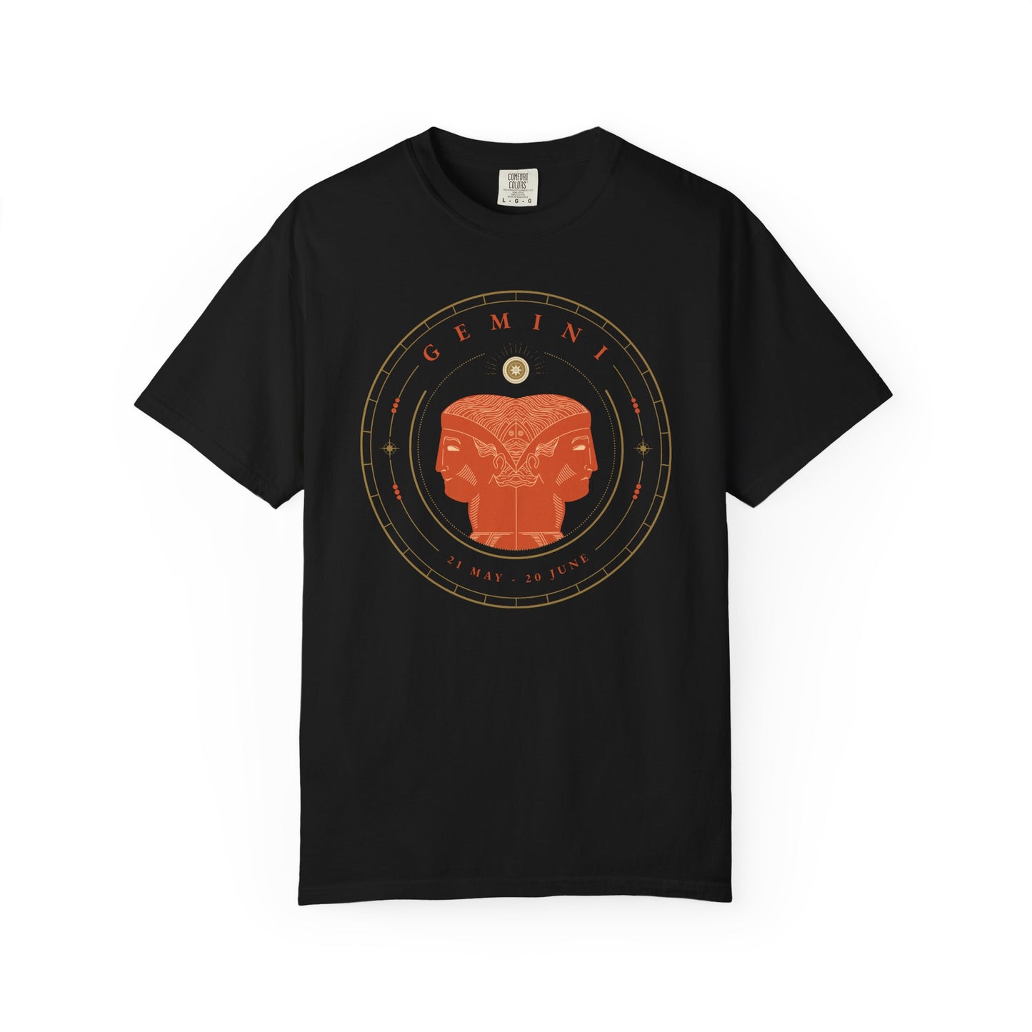 Gemini Modern Minimalist Zodiac Sign T-shirt