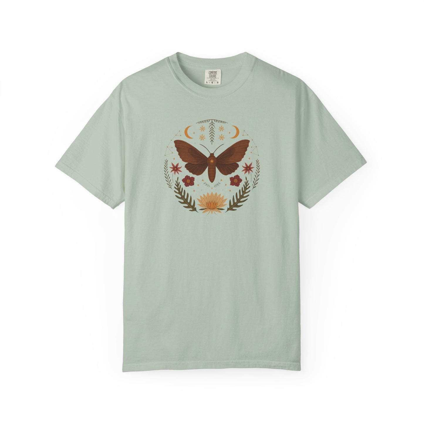 Moth With Natural Elements T-shirt