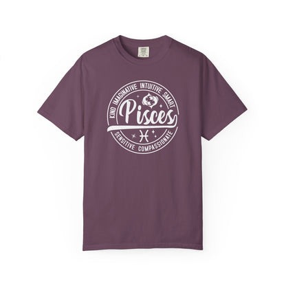 Pisces Vintage Zodiac Sign T-shirt