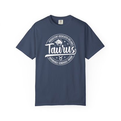 Taurus Vintage Zodiac Sign T-shirt