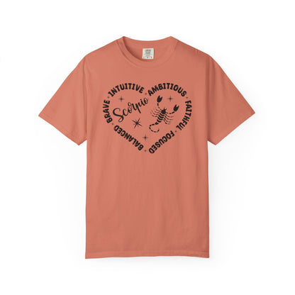 Scorpio Heart Zodiac Sign T-shirt