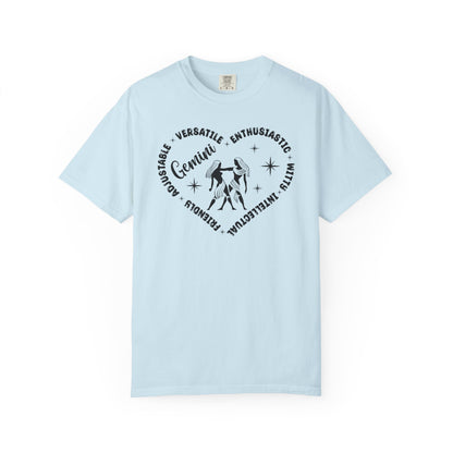 Gemini Heart Zodiac Sign T-shirt