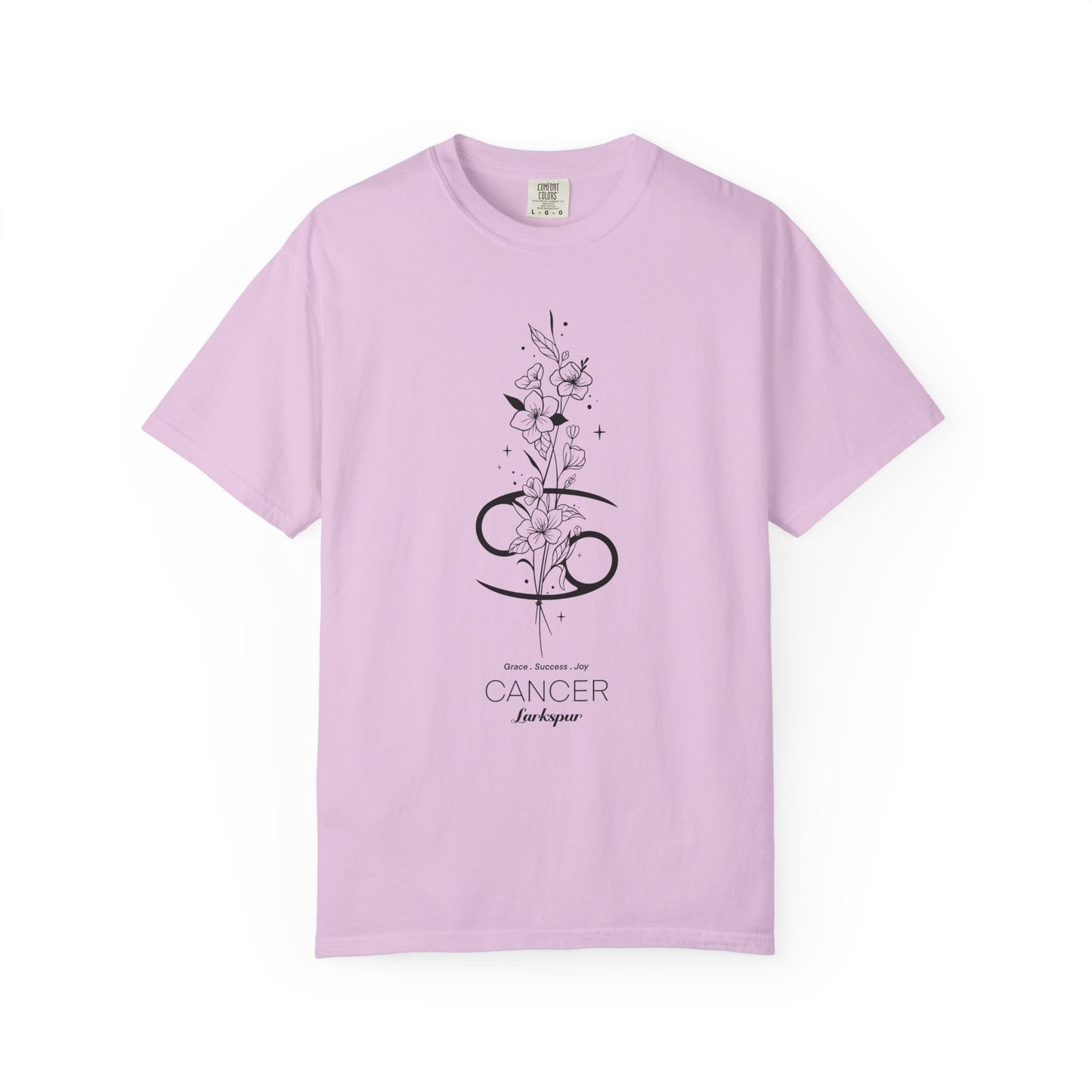 Cancer Flower Zodiac Sign T-shirt