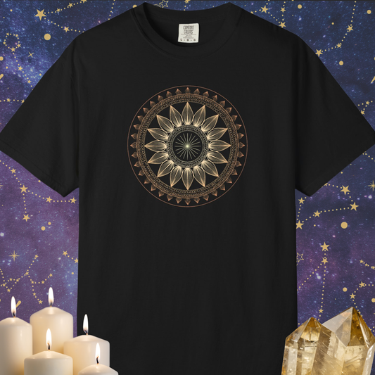Orange and Red Mandala T-shirt