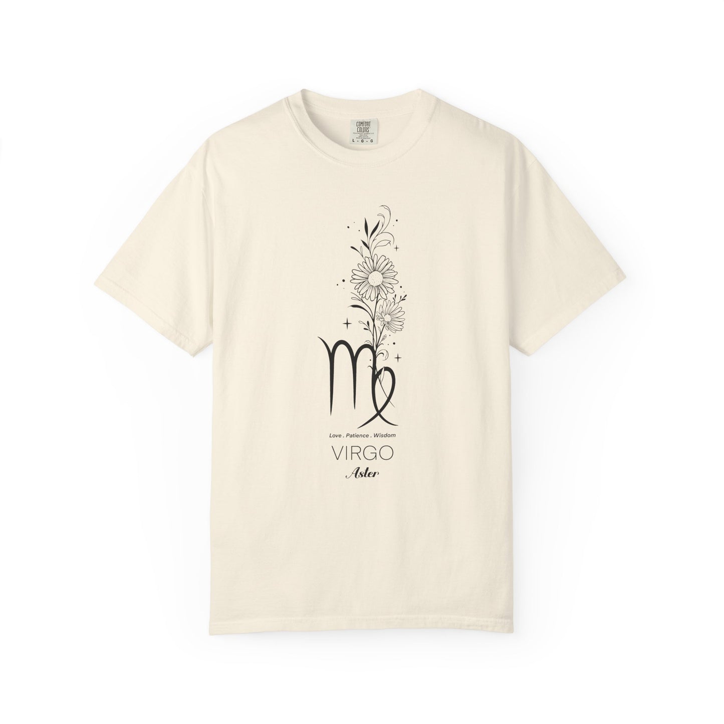 Virgo Flower Zodiac Sign T-shirt