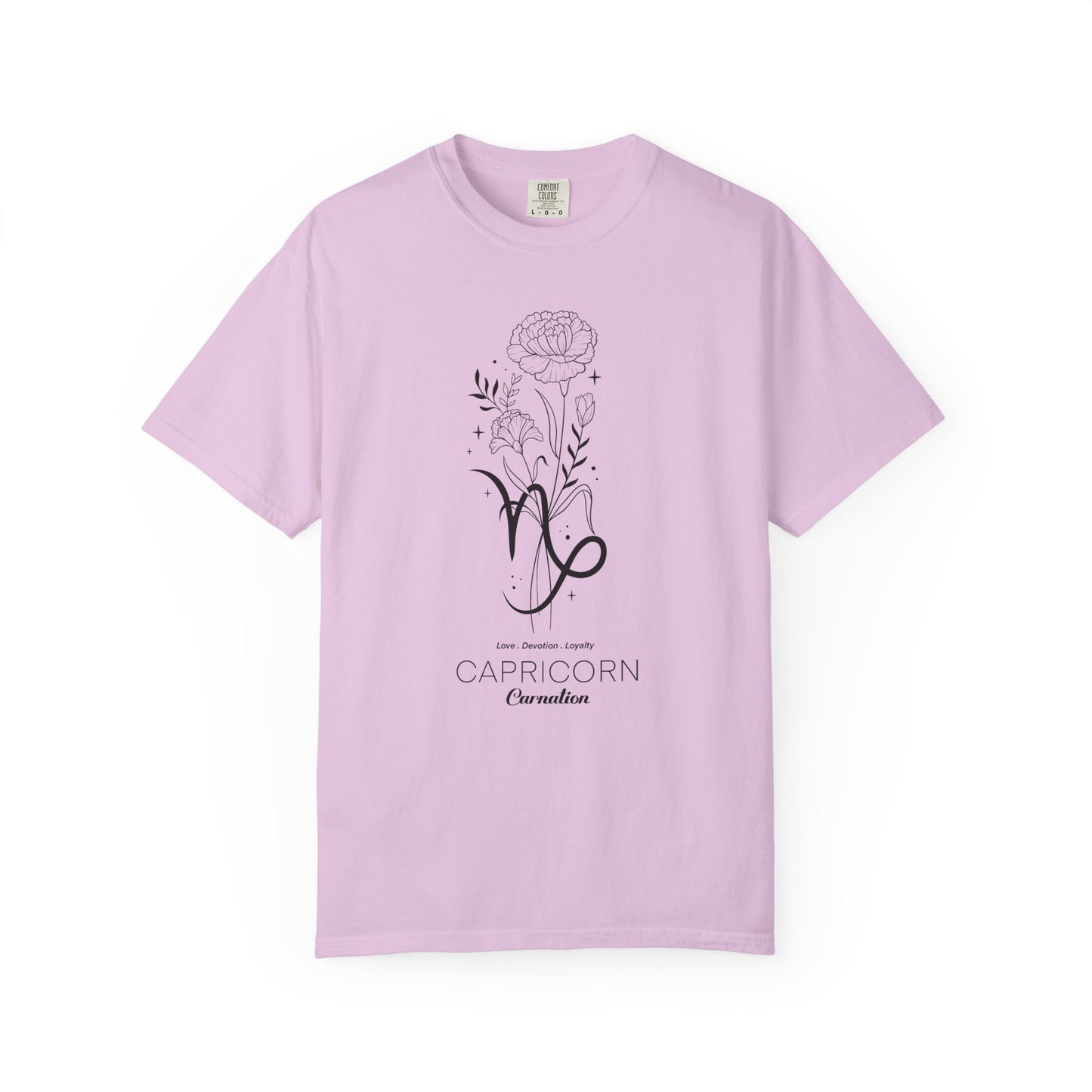 Capricorn Flower Zodiac Sign T-shirt