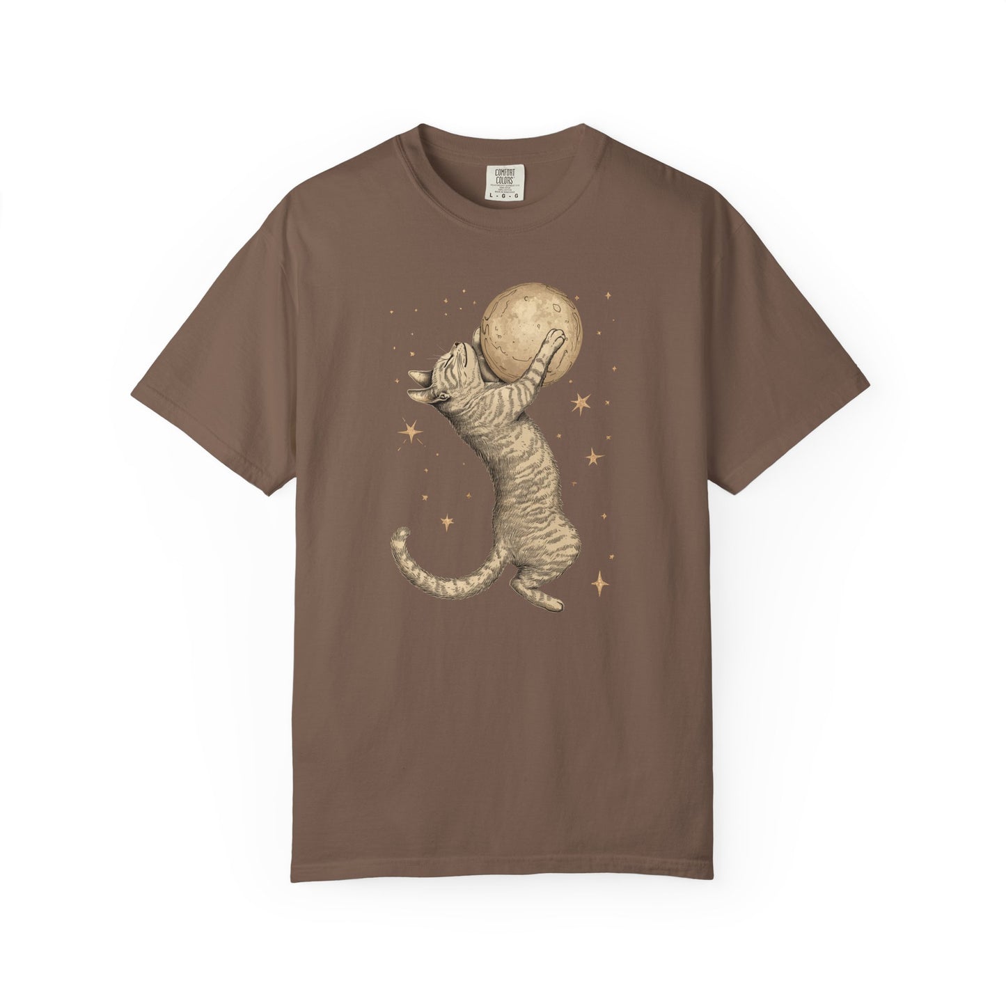 Cat Hugging the Moon T-shirt