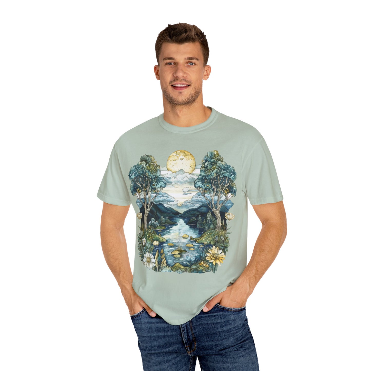 Watercolor Landscape T-shirt