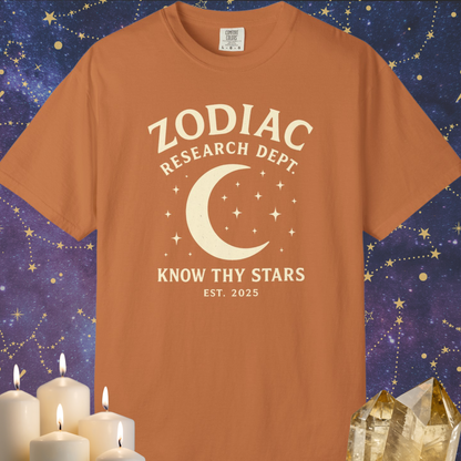 Zodiac Research Department T-shirt