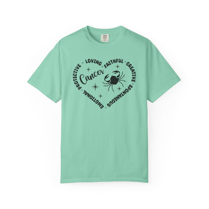 Cancer Heart Zodiac Sign T-shirt