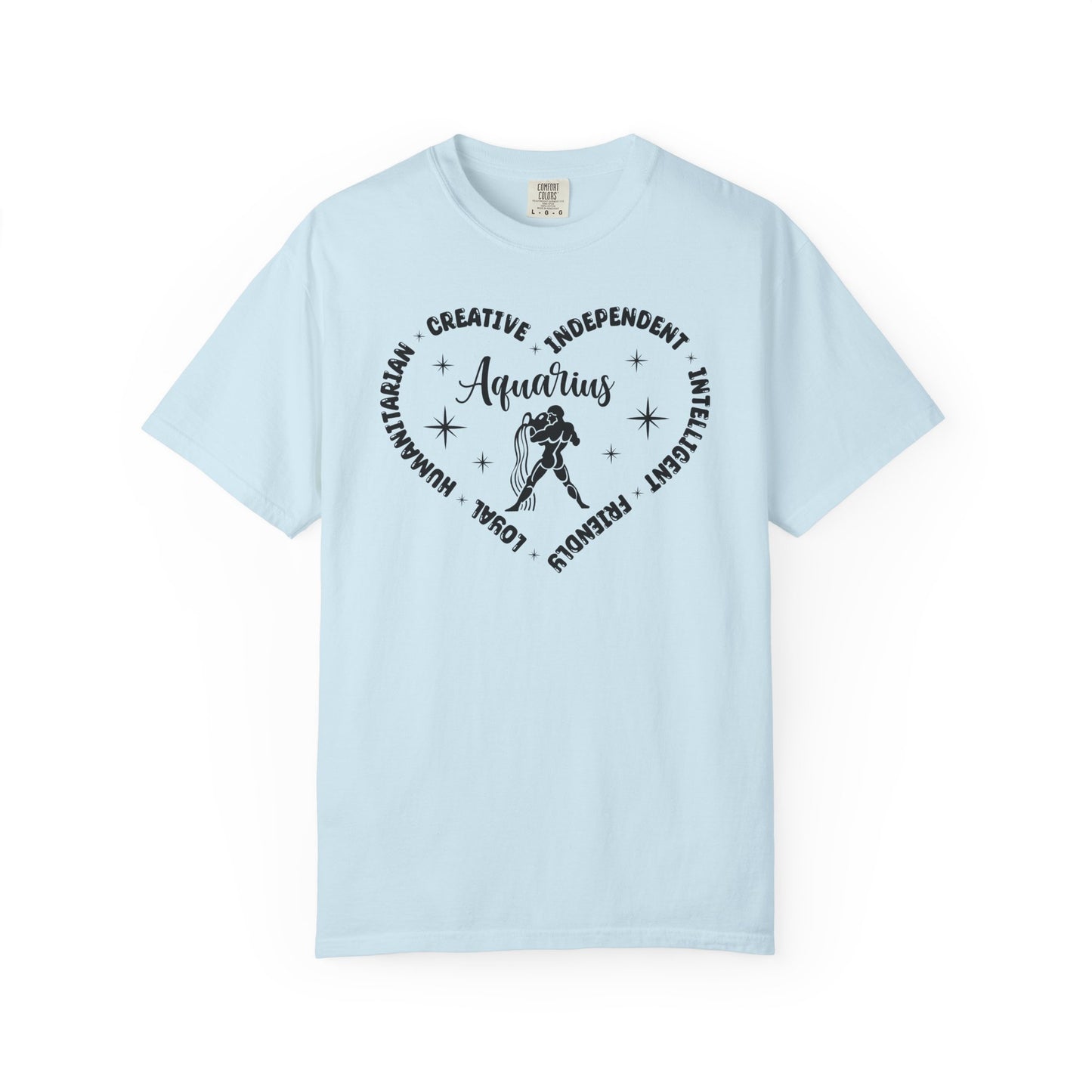Aquarius Heart Zodiac Sign T-shirt