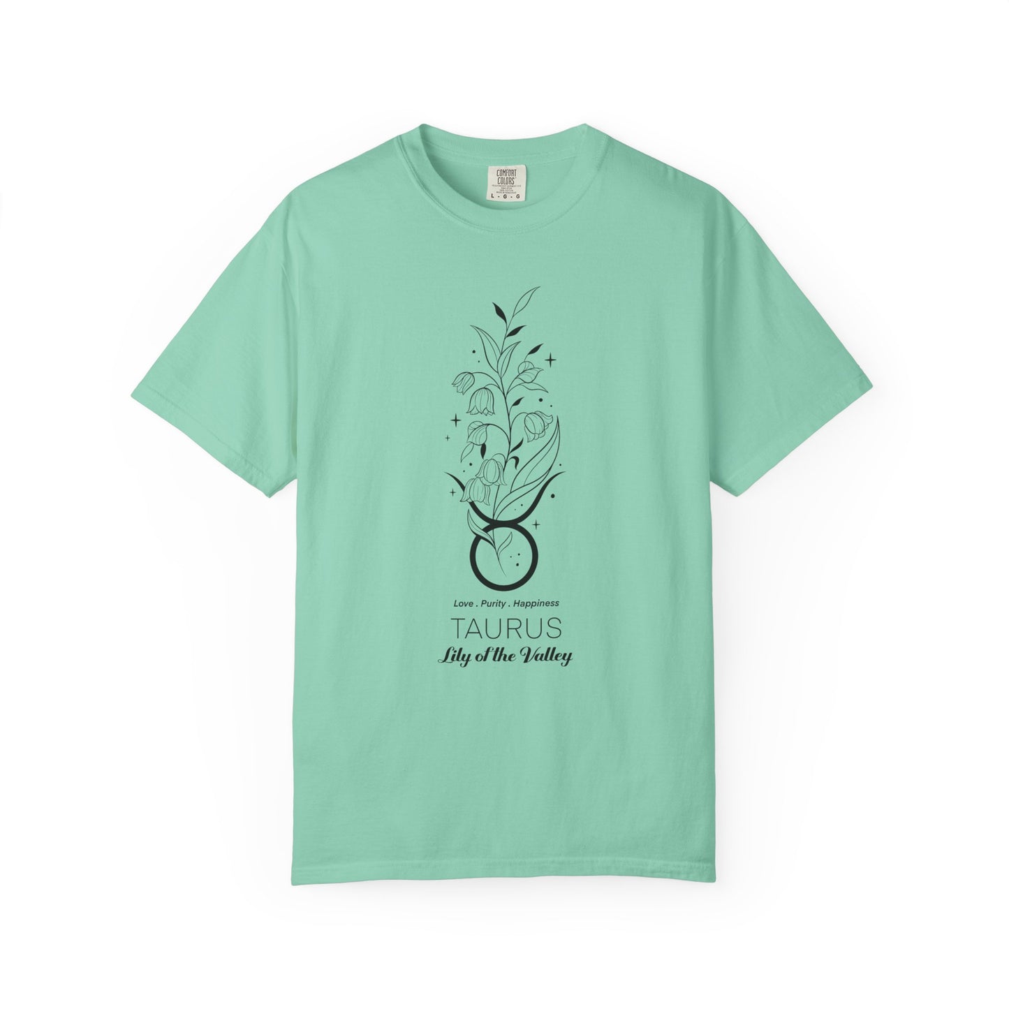 Taurus Flower Zodiac Sign T-shirt