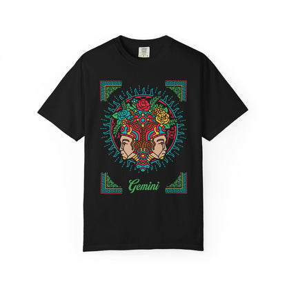 Gemini Neo-Mythological Zodiac Sign T-shirt