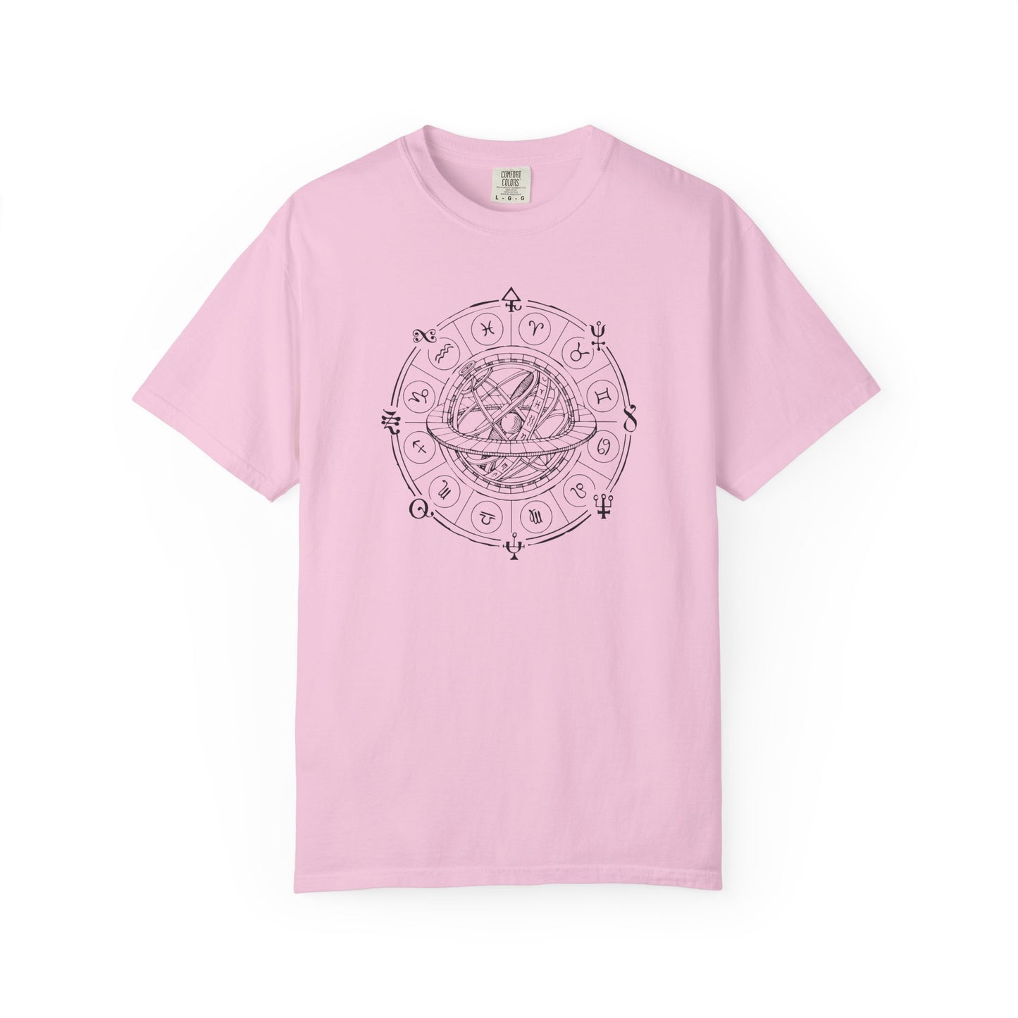 Zodiac Wheel and Armillary Sphere T-shirt