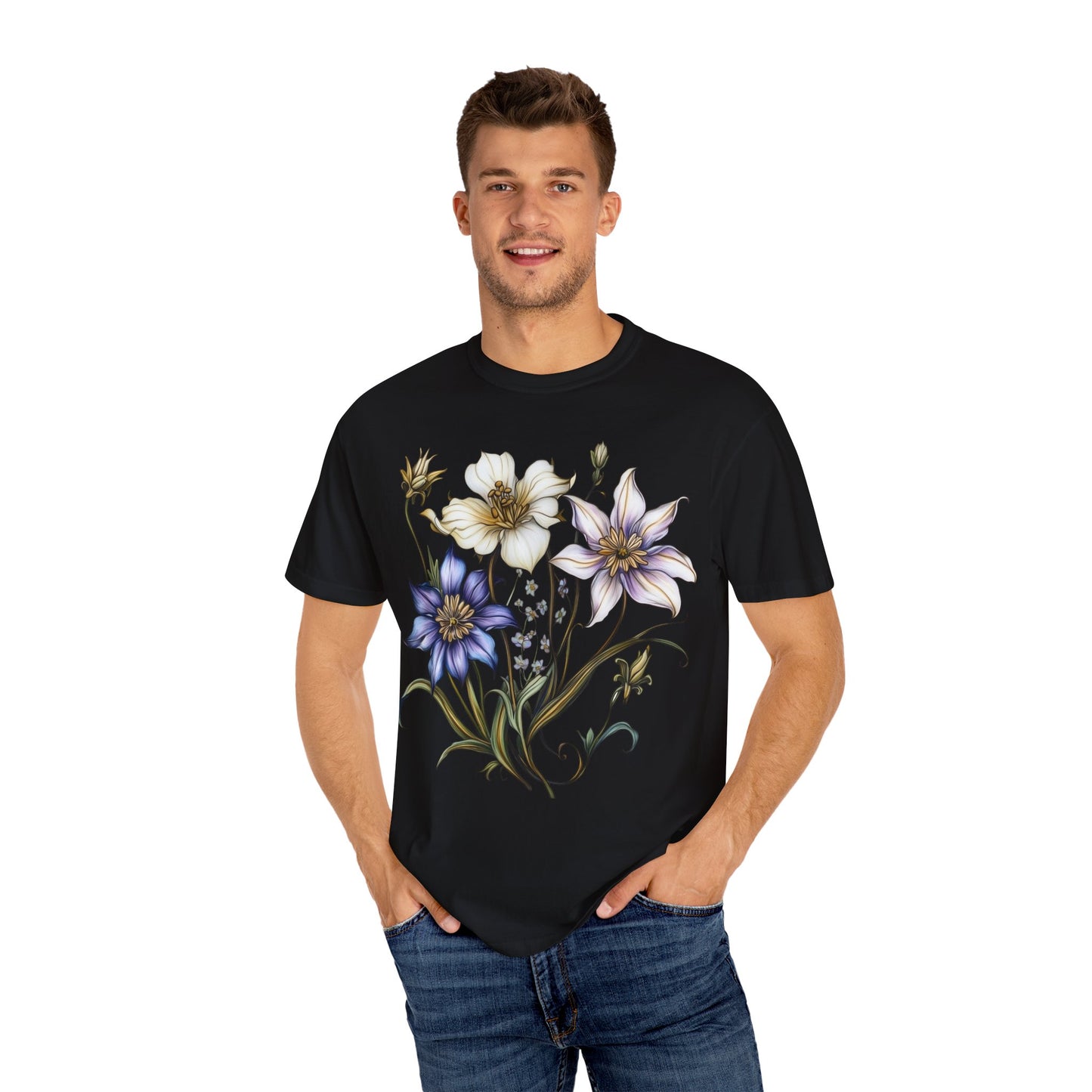 Purple and White Flowers T-shirt