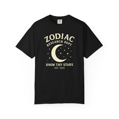 Zodiac Research Department T-shirt