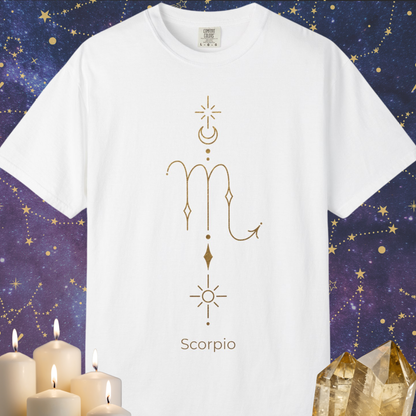 Scorpio Celestial Symbol Zodiac Sign T-shirt
