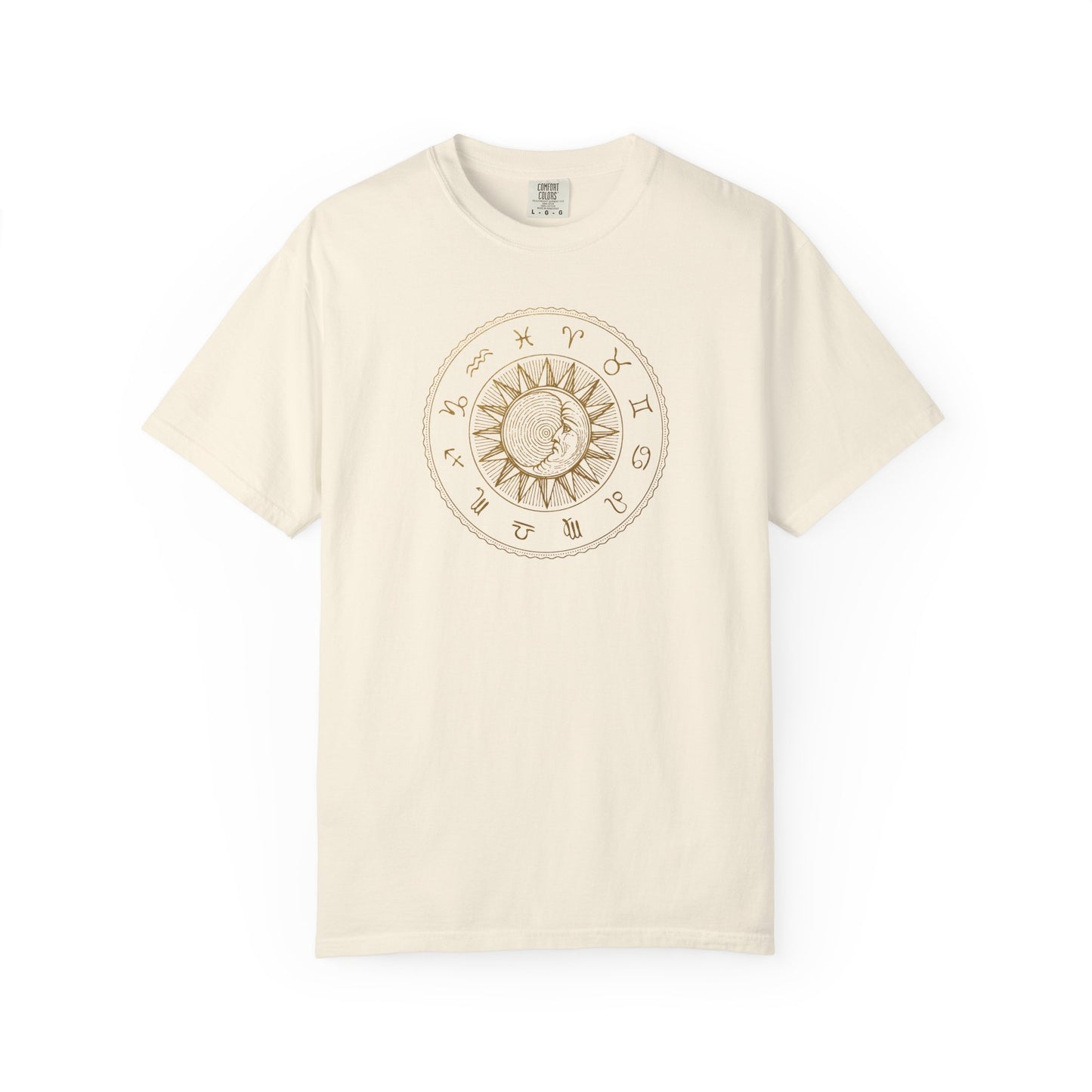 Zodiac Wheel with Sun and Moon T-shirt