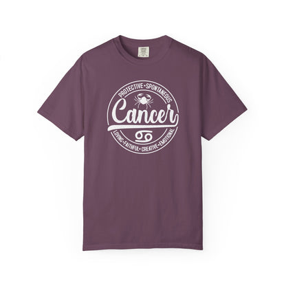 Cancer Vintage Zodiac Sign T-shirt
